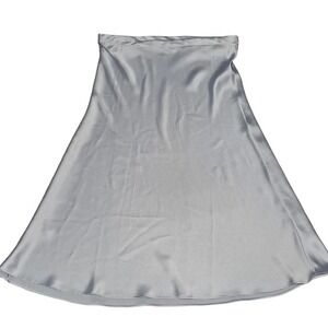Rachel Zoe light blue slip skirt size Large